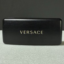 Authentic Versace Sunglass Case Black Hard Shell Protective Eyewear Box