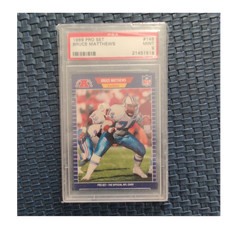 Pro Set 1989 Bruce Matthews #148 Houston Oilers Rookie PSA NFL Football Card. rookie card picture