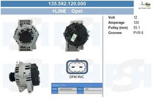 Alternatore nuovo per CHEVROLET OPEL SAAB VAUXHALL:9-5,MALIBU,CAPTIVA,ANTARA A