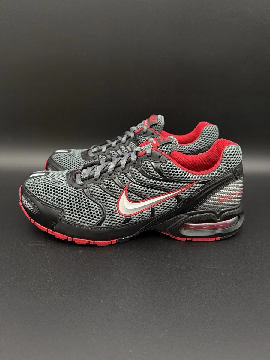 Nike Air Max Torch 4 Mens Athletic Running Shoes Size 9 Gray Red 343846-006 Nike Air Max Torch 4 Gray Black Red Running Shoes 343846-006  main image 4