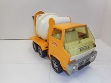 1970 Tonka Pozzolith Private Lable Pressed Steel Yellow Toy Cement Mixer Truck