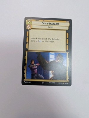 Star Wars: Unlimited - Catch Unawares: Tactic - Secrets of Power NM/M Condition