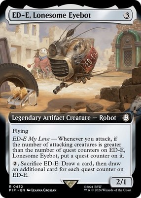 ED-E, Lonesome Eyebot (Extended Art) PIP Magic 432 NM Foil R
