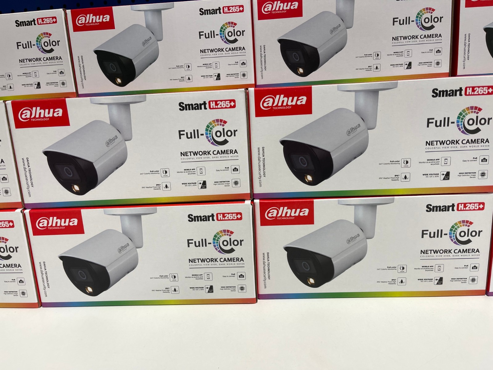 20x Dahua 2MP IR Camera  3.6mm Fixed Lens Smart H.265 Full Colour Network Camera