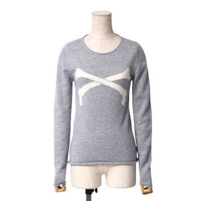 Mint Lucien Pellat-Finet knit Size S All-cashmere sweater top, Crossbone, gr...