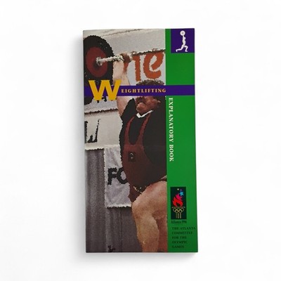 1996 Atlanta Olympic Games Weightlifting Brochure (Olympics) Rules Rulebook