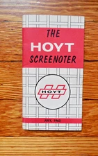 Hoyt Wire Cloth CO.  1963 Lancaster Pennsylvania Screentest Notebook