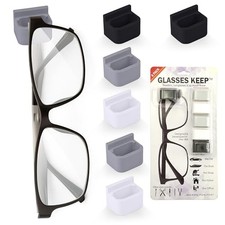 Glasses Keep Sunglass Organizer, Wall Mounted Eyeglass Holder, 6 Pack 6 Holders