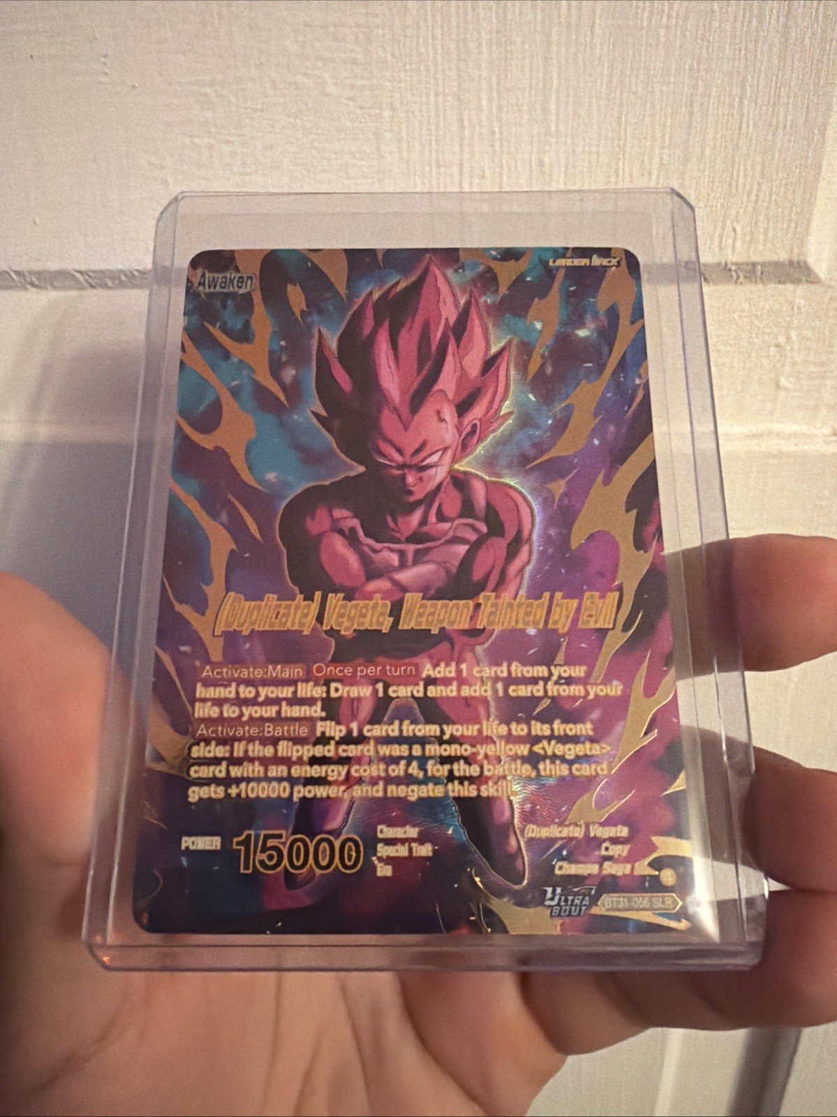 DBS Masters BT31-056 Vegeta, Weapon Tainted By Evil Dragon Ball Special Leader