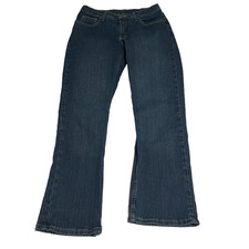 Riders by Lee Women  s Relaxed Fit Bootcut Jeans Size 8P Petite Blue Denim