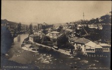 RPPC Sarajevo Bosnia and Herzegovina view vintage postcard y986