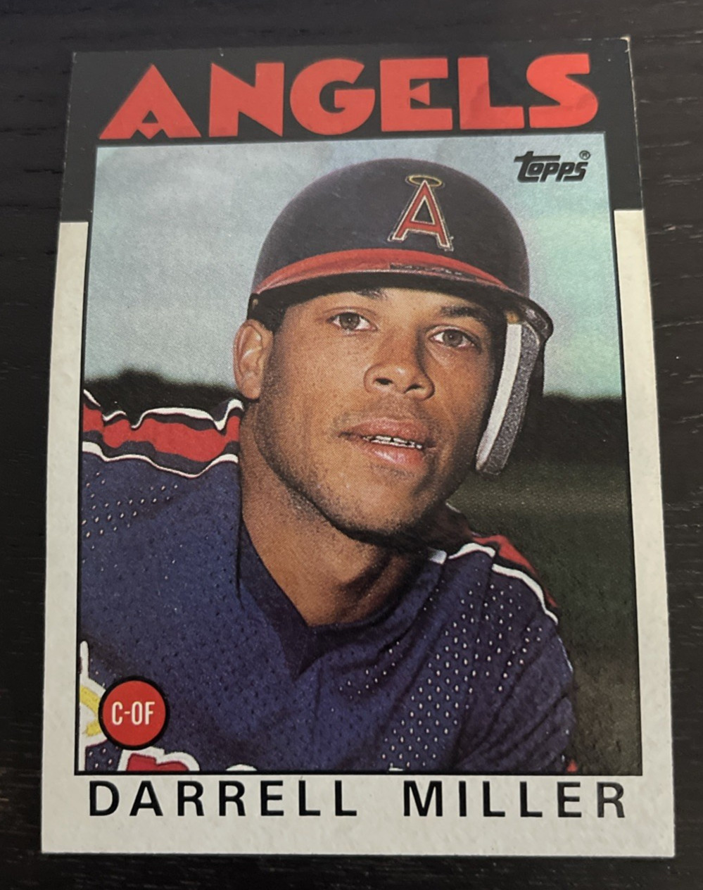 1986 Topps - Darrell Miller - #524 - California Angels