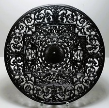 Buderus Eisenkunstguss Wandteller Friedrich Schinkel Neptun ca. 27,5 cm Ø