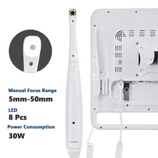 HD Dental Intra Oral Camera 8 LED High-definition macro lens +17inch LCD screen