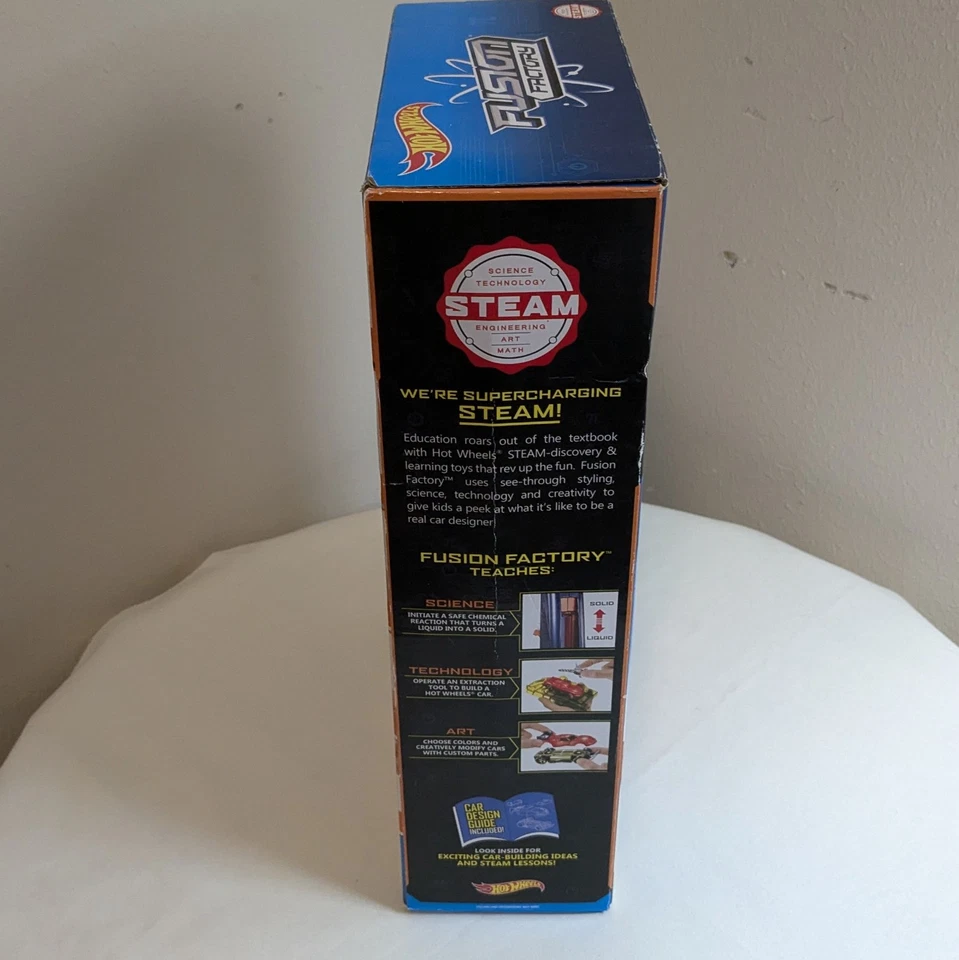 Hot Wheels Fusion Factory Car Maker HotWheels Make Your Own Cars Mattel NIB - Image 4 of 4