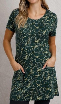 Ex Weird Fish Damen Sidra Kleid Bio 100% Baumwolle Urlaub Sommer Top Neu 