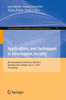 Lynn Batten (U. A.) | Applications And Techniques In Information Security | Buch