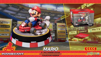 90393 Mario Kart Mario PVC Paint Deluxe Statue