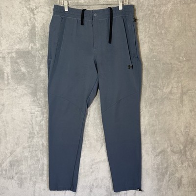 Under Armour Unstoppable Woven Pants Mens L Blue 4-Way Stretch Performance