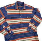 Vintage Polo Ralph Lauren Shirt Men Sz L Popover Canvas 90s Sailing Striped RARE
