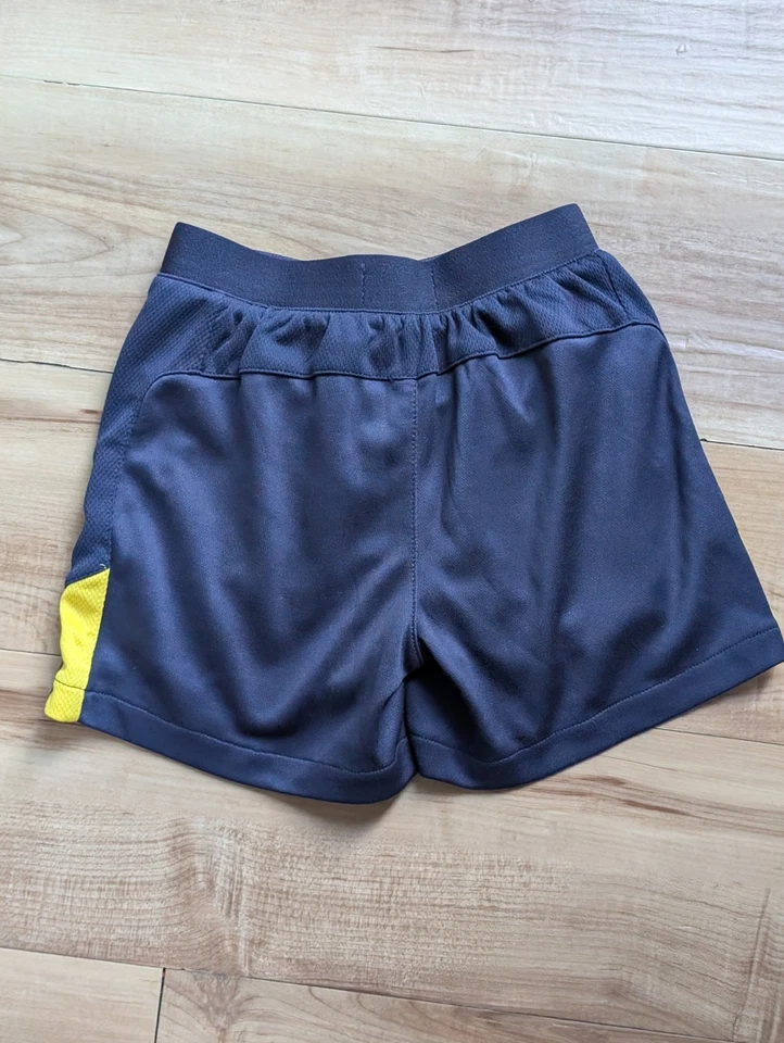 Ralph Lauren Polo Performance Shorts Navy Blue & Yellow w Pockets Pony Sz 4t - Image 3 of 4