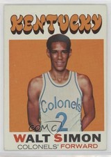 1971-72 Topps Walter Simon Walt Simon #214 11n6