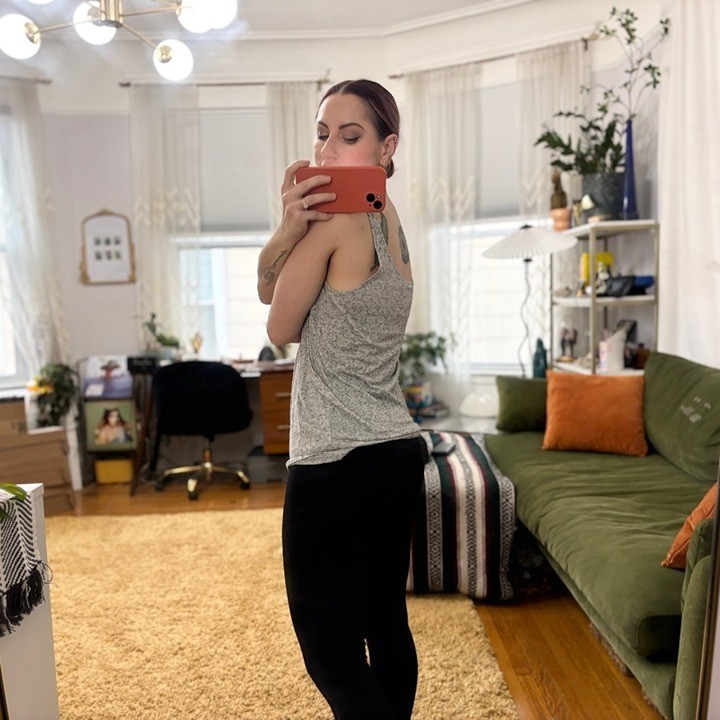 H&M Marled Gray Women's Tank Top - Sz Small thumbnail 10