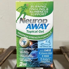 Maximum Strength Gel for Nerve Discomfort Relief - Fast-Acting 2oz Formula