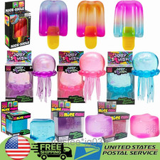 NeeDoh Jellyfish Jelly Squish/Nice Cube/ Ice Cream Nice-Sicle Fidget Squish Toy