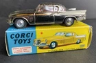 VINTAGE CORGI  #211S STUDEBAKER GOLDEN HAWK PLATED VERSION Made In Great Britain