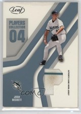 2004 Leaf Players Collection Jerseys Platinum 17/25 Josh Beckett #PC-44