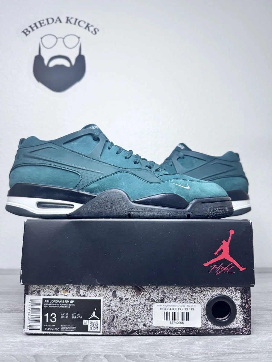 Nigel Sylvester x Air Jordan 4 RM SP Fence Green for Sale