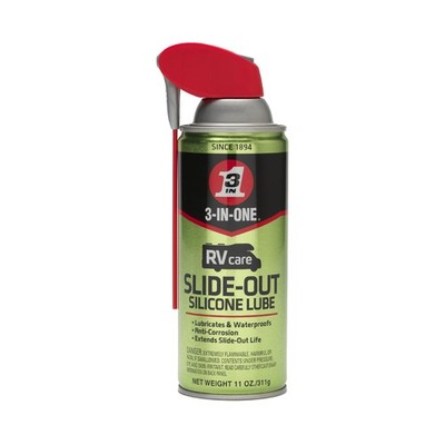 RV SlideOut Silicone Lubricant with Dual Spray 11 OZ for Easy Application