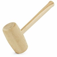 Holzhammer SchreinerklüPfel Schreinerhammer Klopfholz KlüPfel Rund 400 G