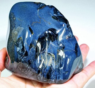 2663Ct Blue Fire Bi Color Pietersite Polished Nugget Rough Specimen YBDAA17