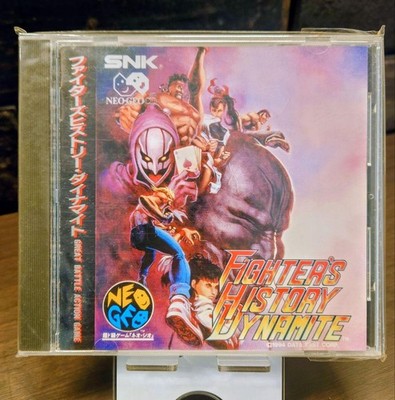 SNK Fighter's History Dynamite NEO GEO CD Video Game Retro Classic Rare Edition