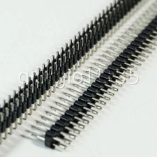US Stock 10pcs 2.54mm 2 x 40 Pin Male Double Row Pin Header Strip