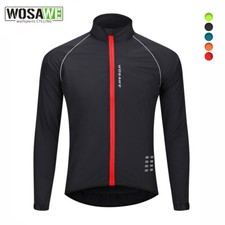 WOSAWE Herren Fahrradjacke Winddicht Wasserdicht MTB Mountainbike Rennen Mantel