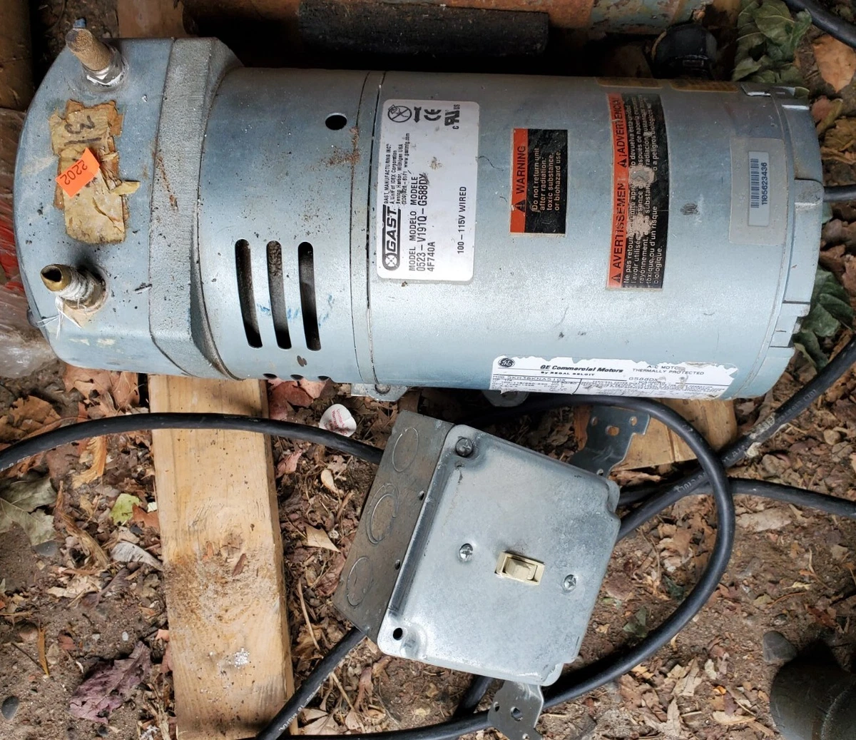 Gast 2024 vacuum pump