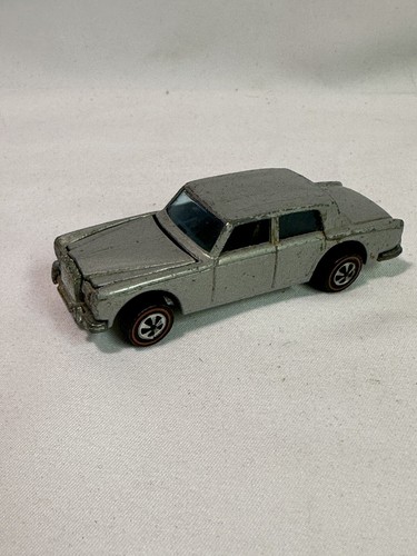Hot Wheels Redline Rolls-Royce Silver Shadow Car 1969 Grey, Opening Hood - Picture 2 of 4