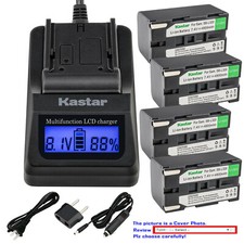 Kastar Battery LCD Fast Charger for Samsung SB-L320 VP-L850 VP-L850D VPL850