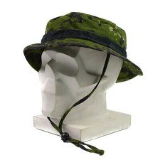 ORIGINAL DANISH ARMY BOONIE HAT MILITARY M84 FLECKTARN CAMO JUNGLE SUMMER CAP