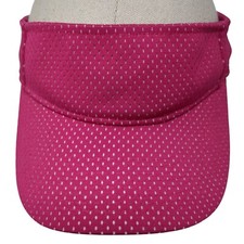 Augusta Sportswear Adult Golf Sun Visor Hat Pink OS Adjustable Blank Polyester