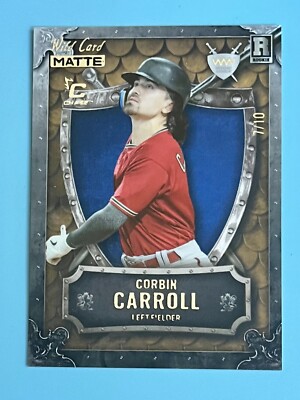 2023 Wild Card Matte Corbin Carroll RC Weekend Warrior /10 Arizona