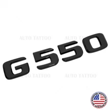 19-21 G550 AMG Letter Emblem Rear Body Logo Nameplate Badge Decorate Gloss Black