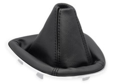 SCHALTMANSCHETTE FÜR FIAT BRAVO 2 2007-2014 SCHALTSACK NATURLEDER SCHWARZ