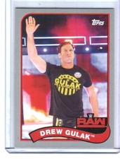 WWE Drew Gulak #25 2018 Topps Heritage Silver Parallel Card SN 20 of 25