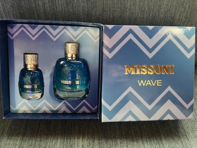 NIB men Missoni Wave Pour Homme Eau De Toilette 2 pcs 100 ml and 30 ml