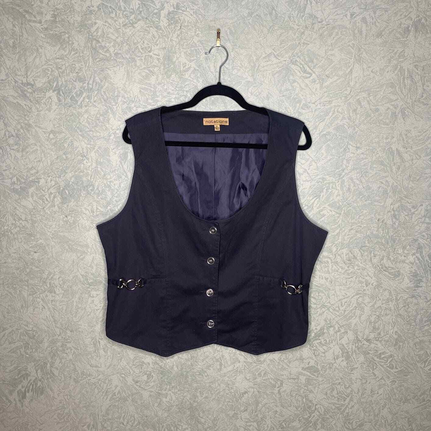 Vintage notations vest - image 1