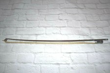 Antique Vintage WIDE FROG Violin Bow 26 3/4"L Marked GERMANY
